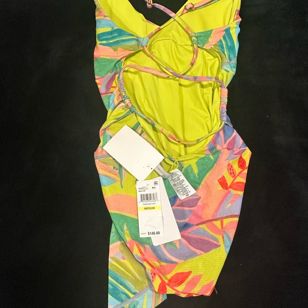Women’s M Becca by Rebecca Virtue Costa Bella swimsuit NWT - Picture 3 of 5